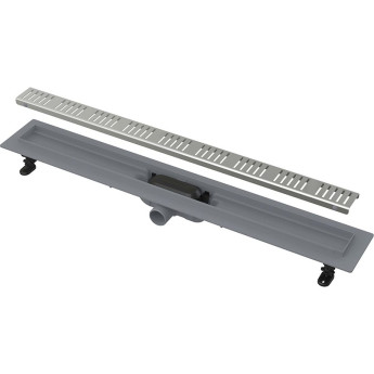 Водоотводящий желоб ALCAPLAST SIMPLE APZ9-950M с порогами для перфорированной решетки